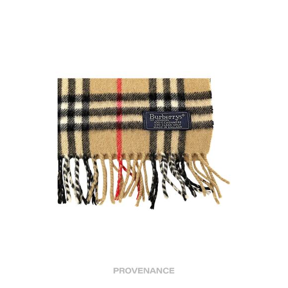 🔴 Burberry Scarf - "Burberrys" Nova Check Cashmere - Picture 4 of 5